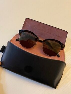 BALLY Hype Browline Unisex Sunglasses Havana and Gold BY0012H-56